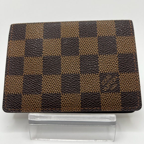 GUC Louis Vuitton Damier Ebene Card Holder - Picture 1 of 3